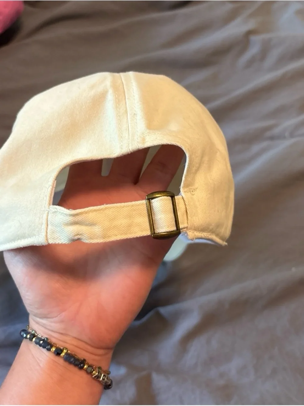 Cream Classic Dad Hat - Minimal Baseball Cap
